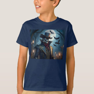 Halloween Steampunk Southern Gentleman Zombie T-Shirt