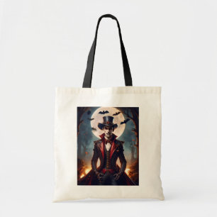 Halloween Steampunk Vampire Zombie Tote Bag