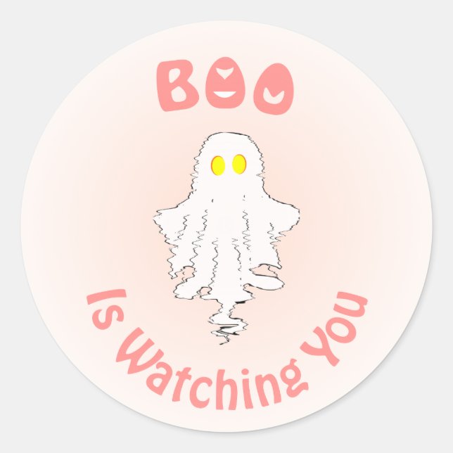 Halloween Sticker | Boo Is Watching You (Front)