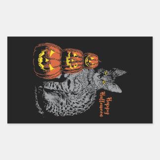 Halloween Sticker - Cat Pumpkins