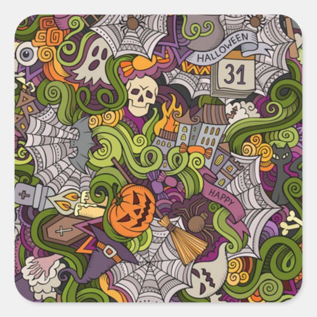 Halloween Stickers (Front)