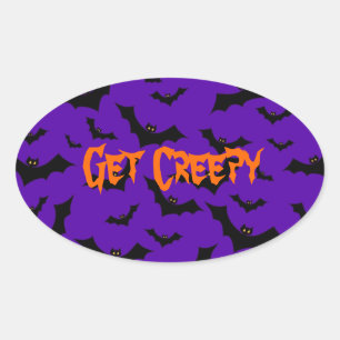 Halloween Stickers - Bats Get Creepy
