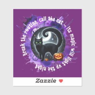  Halloween Stickers Cat