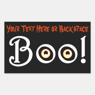 Halloween Stickers Personalised Halloween Stickers