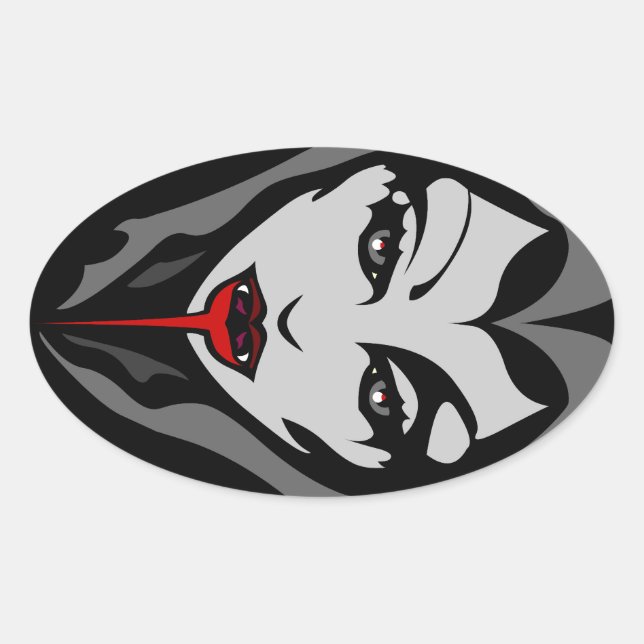 Halloween Stickers Personalised Vampire Stickers (Front)