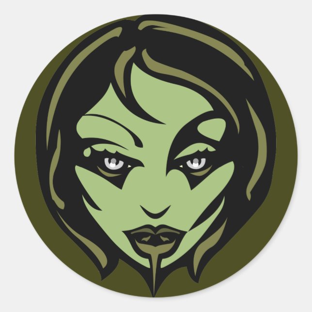 Halloween Stickers Personalised Zombie Stickers (Front)