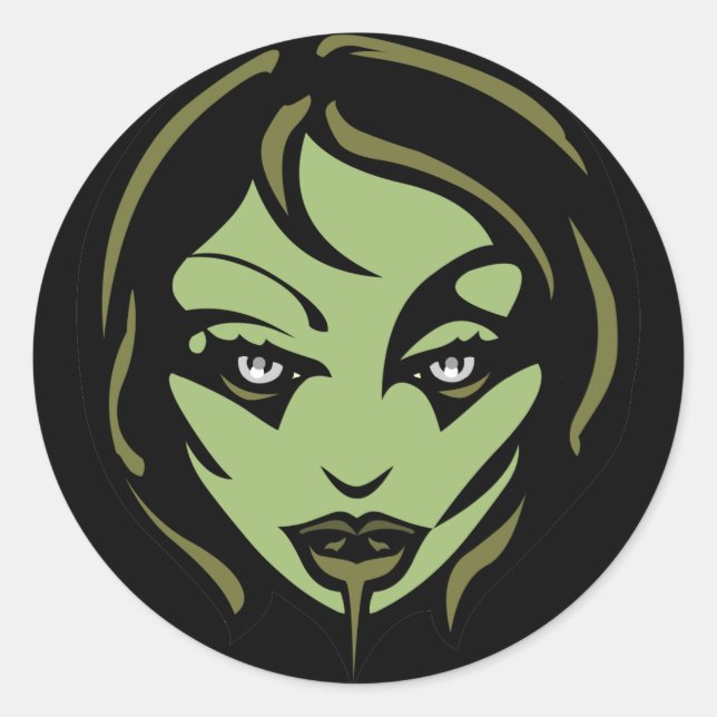 Halloween Stickers Personalised Zombie Stickers (Front)