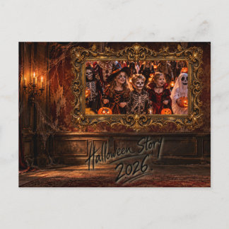 Halloween Story 2026 – Vintage Halloween Postcard