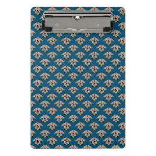 Halloween Straw Scarecrow and Ravens Patterned Mini Clipboard