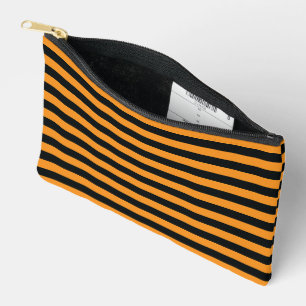Halloween Stripes Accessory Pouch