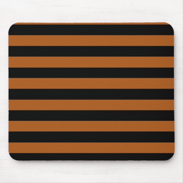 Halloween Stripes Mouse Mat (Front)