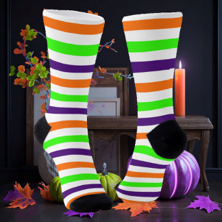 Halloween Stripes Socks