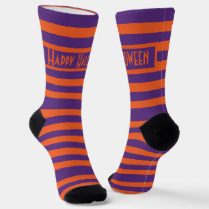 Halloween Stripes Socks