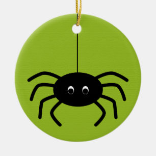 Halloween Stripes Spider Ornament