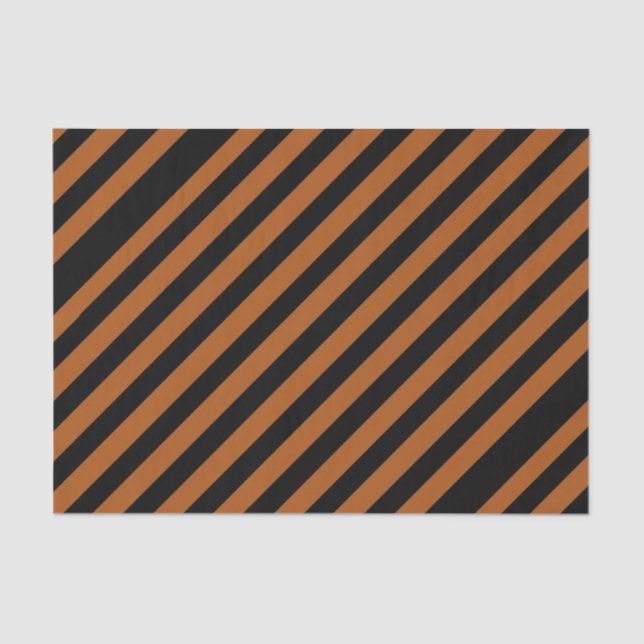 Halloween Stripes Tissue Paper (Front)