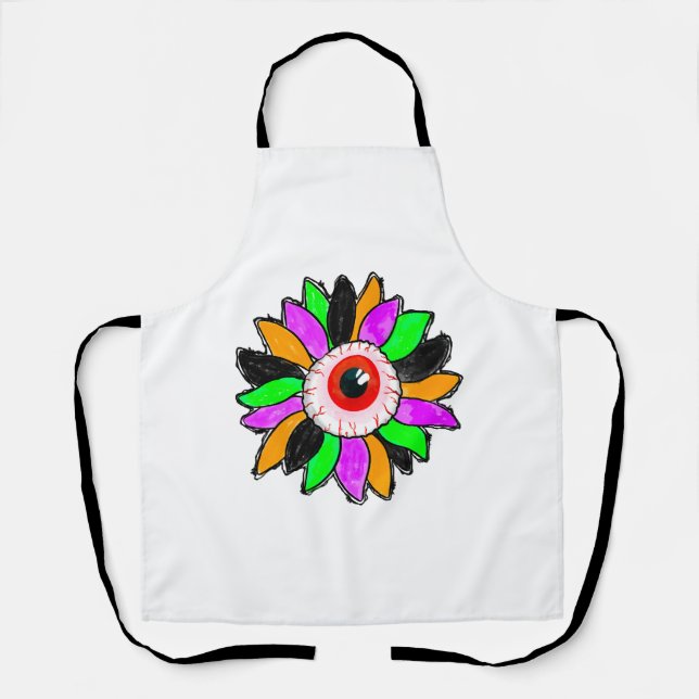 Halloween Sunflower Apron (Front)