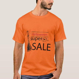 Halloween Super Sale Spooky Broom T-Shirt