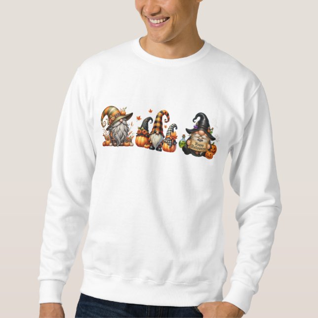 Halloween Sweatshirt, Ghost Sweatshirt (Front)