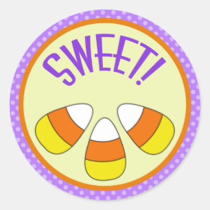 Halloween Sweet Candy Corn Sticker