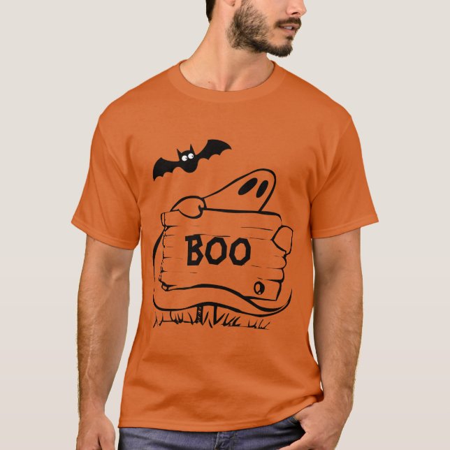 Halloween T-shirt, BOO T-Shirt (Front)