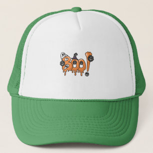 Halloween T-shirt Design, Halloween Graphic Design Trucker Hat