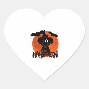 Halloween t-shirt dogs heart sticker
