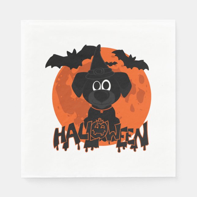 Halloween t-shirt dogs napkin (Front)