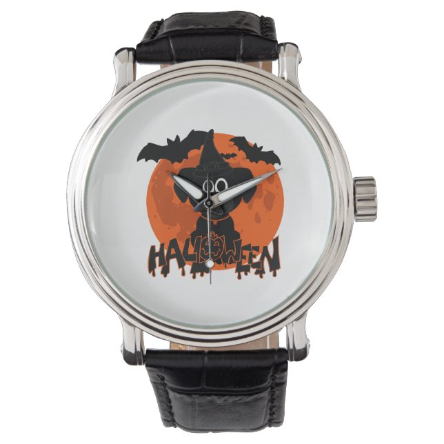 Halloween t-shirt dogs watch (Front)