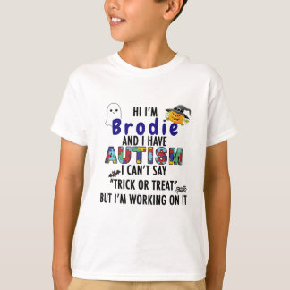 Halloween T-Shirt for Autism / ASD / Nonverbal