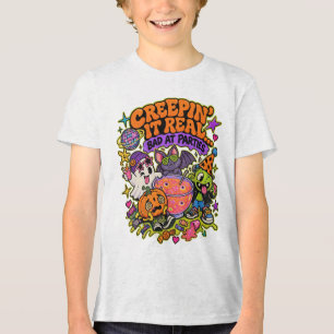 Halloween T-shirt for Kids Tri-Blend Shirt