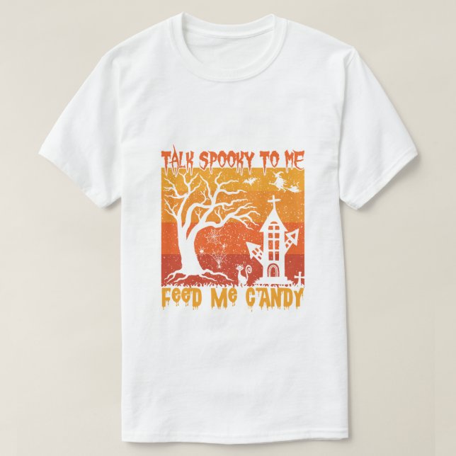 Halloween t shirt, Gift For Halloween Lover T-Shirt (Design Front)