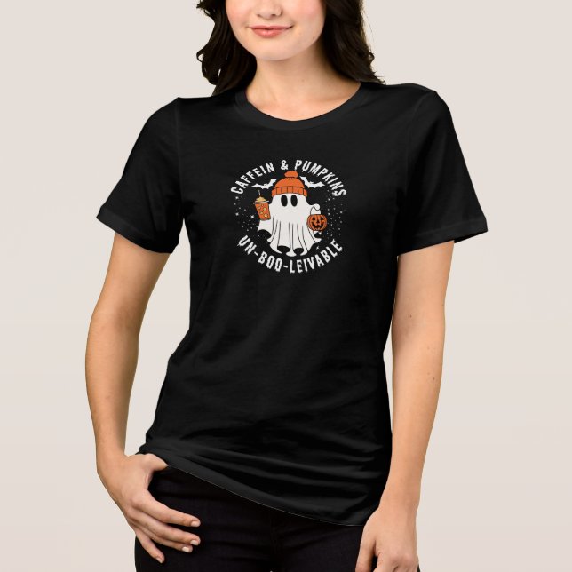 Halloween T-shirt Tri-Blend Shirt (Front)