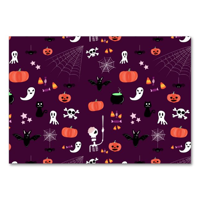 Halloween Table Number (Front)