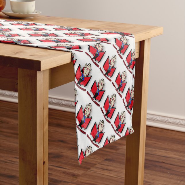 Halloween Table Runner  14" X 72"/Vampire (In Situ)