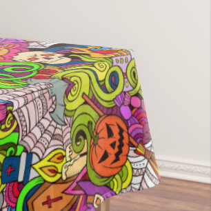 Halloween Tablecloth, Banner, Photo Prop Tablecloth