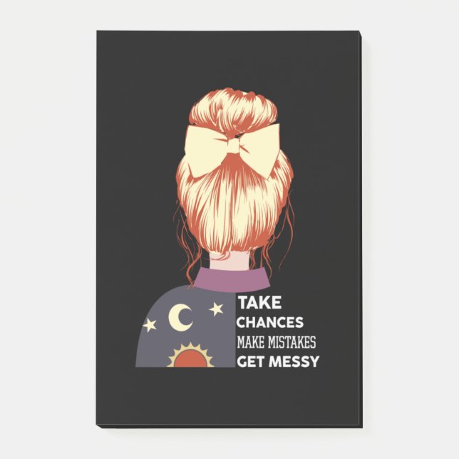 Halloween Take Chances Make Mistakes Birthday Post-it Notes (Front)