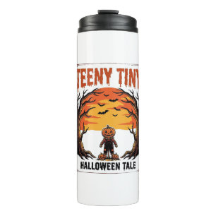 Halloween Tale Teeny Tiny Spooky Vintage Scene_1 Thermal Tumbler