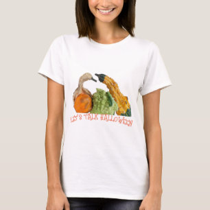 Halloween Talk Gourd Pumpkins T-Shirt