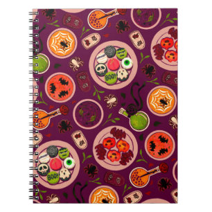 Halloween tea party notebook