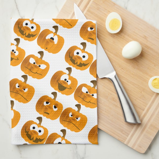Halloween Tea Towel (Quarter Fold)