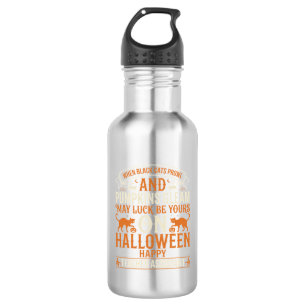 Halloween Teacher Assistant Black Cats and Pumpkin 532 Ml Water Bottle