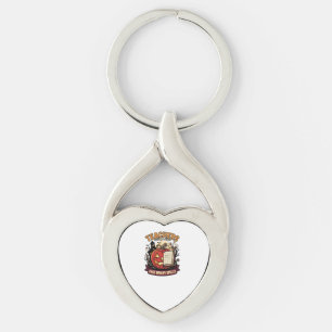 Halloween Teacher Brain Magic Key Ring