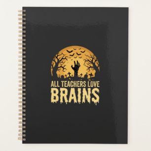 Halloween Teacher Brains Planner
