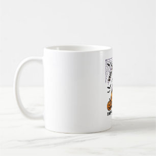 Halloween Teacher Cat Vintage Pumpkin Classroom Ma Coffee Mug