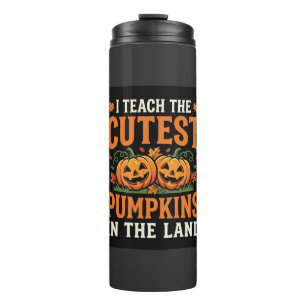 Halloween Teacher Cutest Pumpkins Design_1 Thermal Tumbler