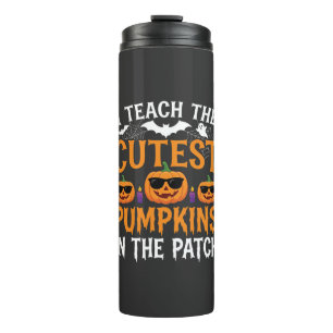 Halloween Teacher Cutest Pumpkins in the Patch Thermal Tumbler