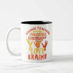 Halloween Teacher Gift Spooktacular Funny Teacher Two-Tone Coffee Mug