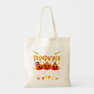 Halloween Teacher I Teach The Cutest Pumpkin In Th Tote Bag