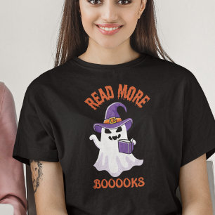 Halloween Teacher Read More Books Ghost T-Shirt