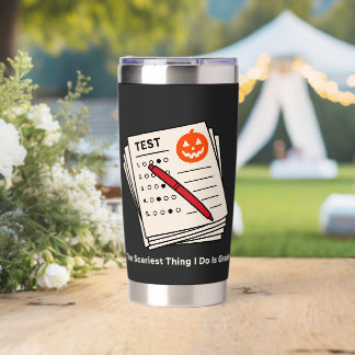 Halloween Teacher Shirt | Funny Teacher Halloween  Insulated Tumbler